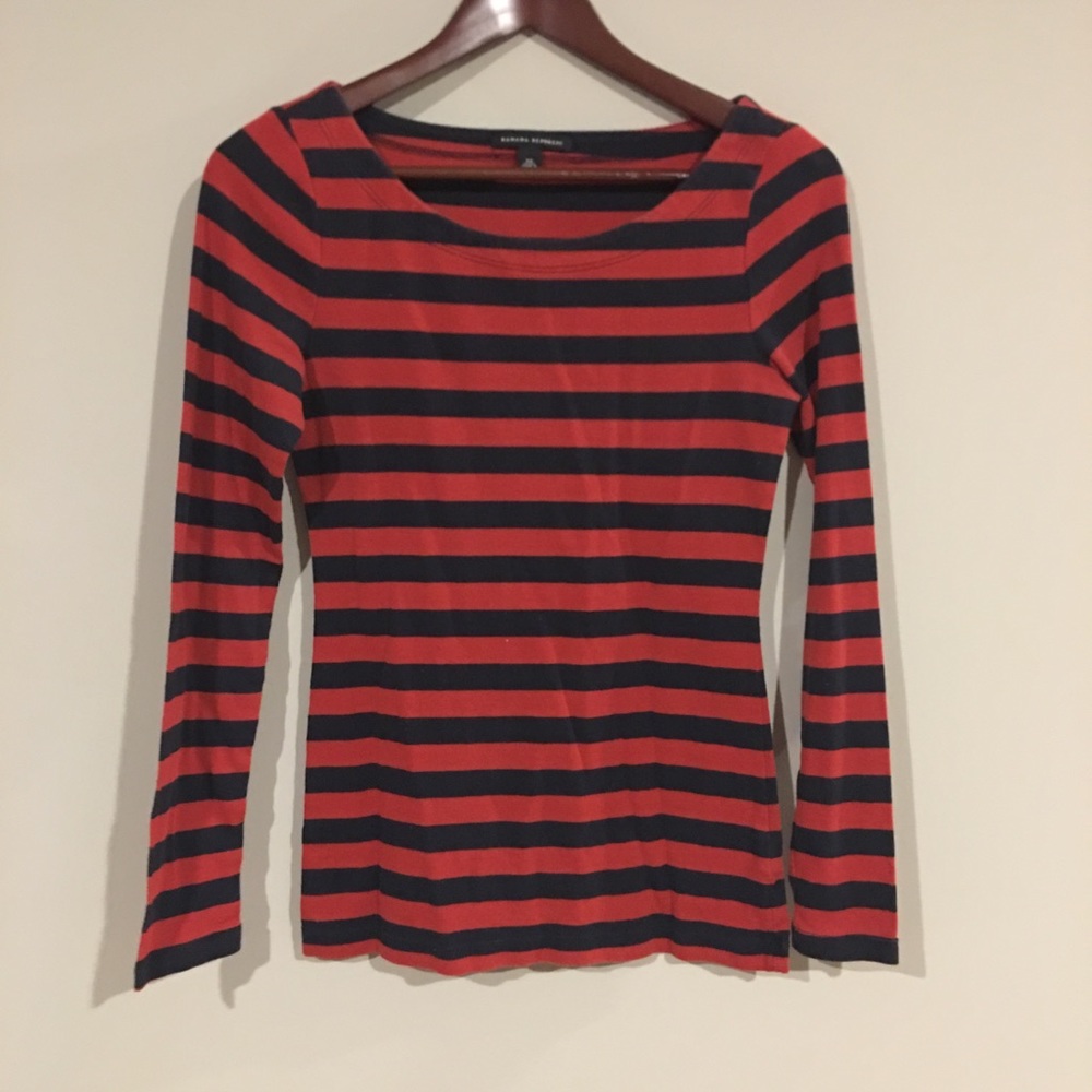 Banana Republic Striped Boatneck Shirt